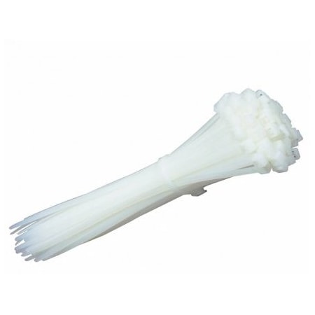 Associated Bag Cable Tie, 1 in L, Nylon, 250 PK 248262